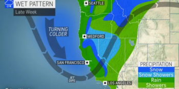 Los Angeles set to receive first measurable rainfall in weeks