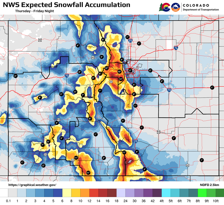 Winter is not over yet! Spring snowstorm to affect the Front Range, southern Colorado this week